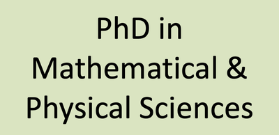 Phd Course in Mathematical and Physical Sciences