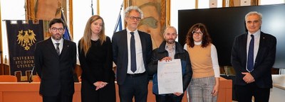A Matteo Tomasi la laurea alla memoria in Scienze e tecnologie multimediali