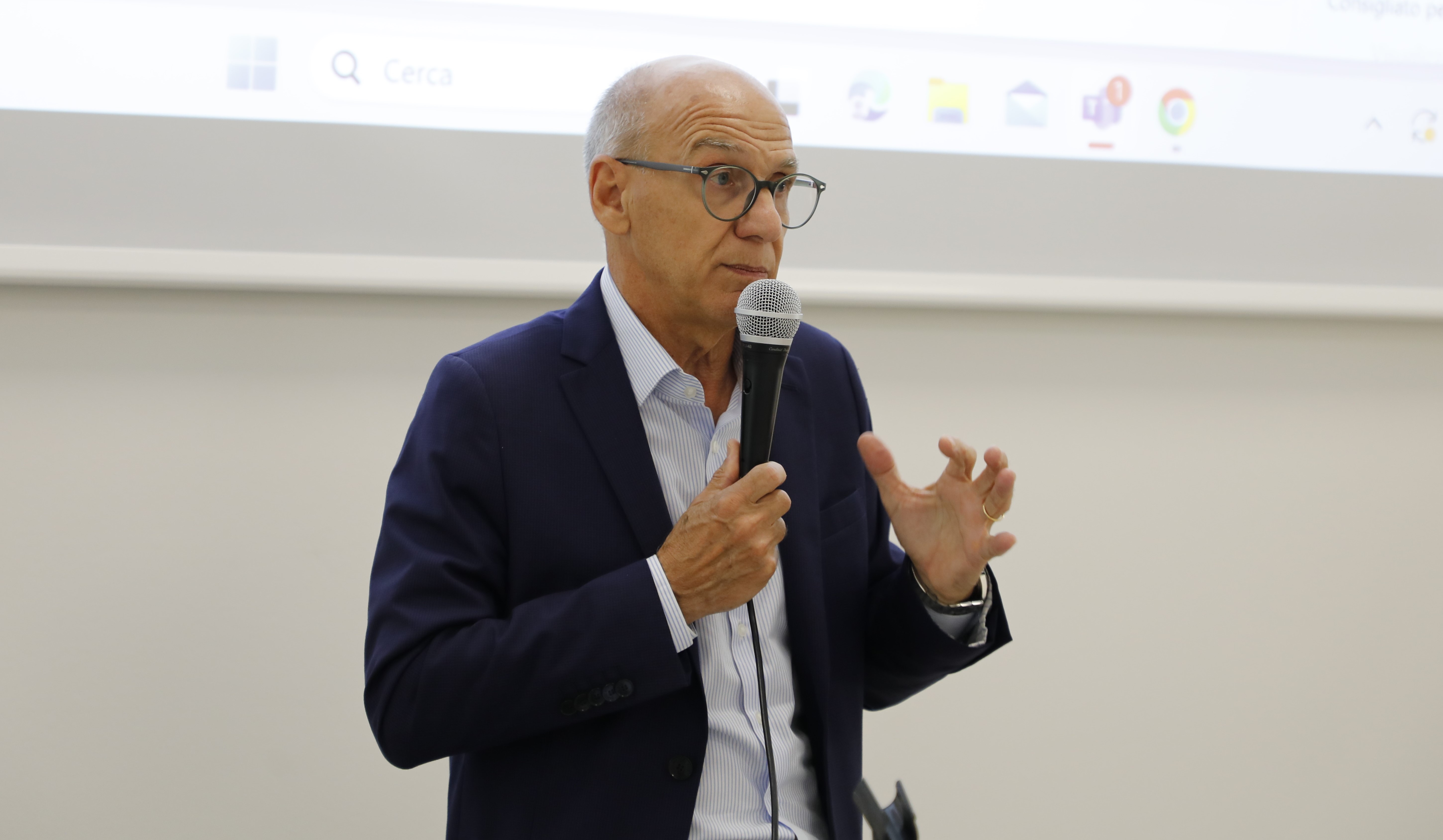 Il magnifico rettore Roberto Pinton